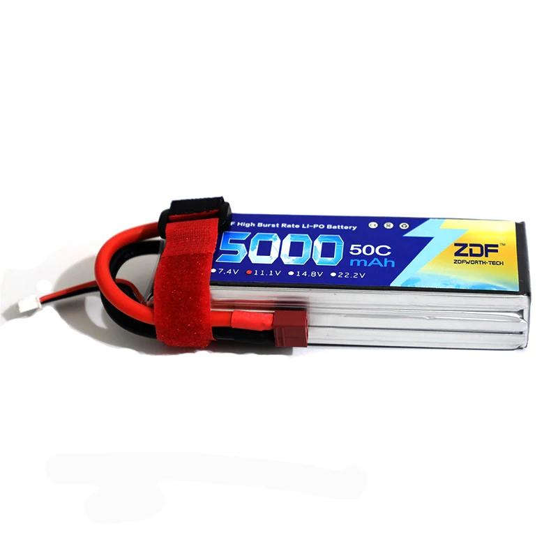 ZDF FPV 450 500 7.4V 11.1V 14. - огляд і ціна 6S Lipo Battery 22.2V 5000Mah