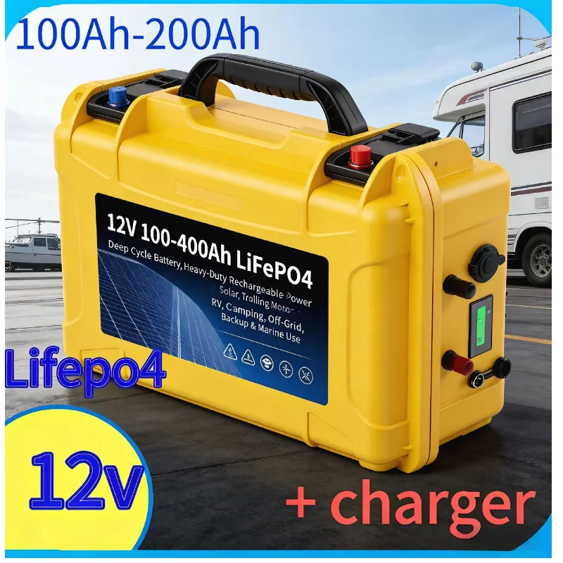 12V LiFePO4 100‑200Ah | Blueto - огляд і ціна Lifepo4 12V 100Ah Bms Bluetooth