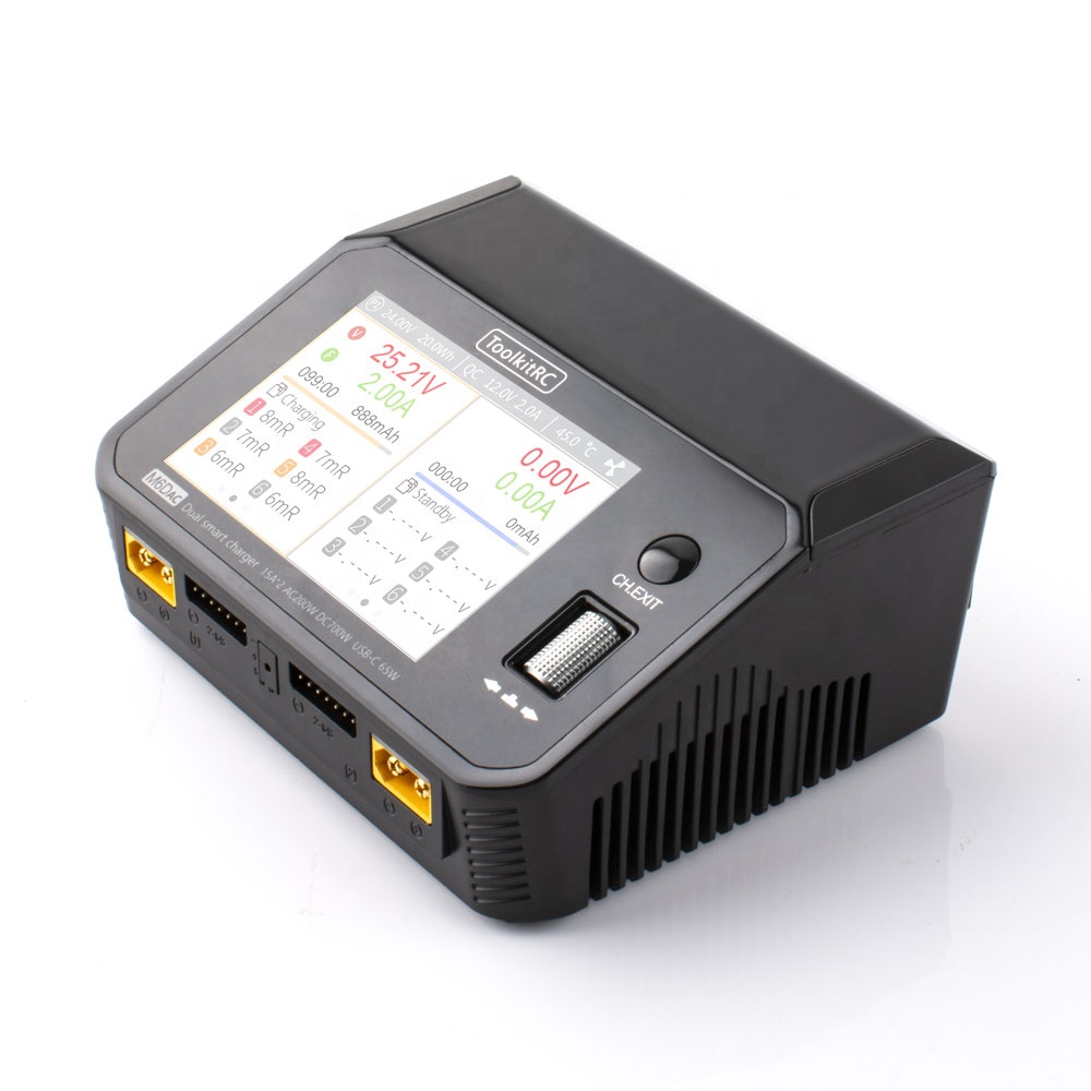 Toolkitrc M6DAC 350W X 2 USB-C - огляд і ціна Toolkitrc M6Dac Smart Charger