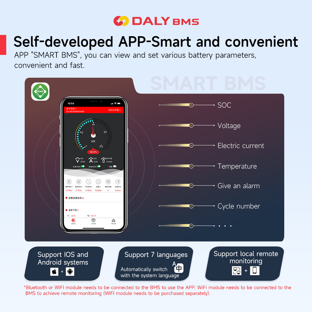 Daly Smart BMS 4S Lifepo4 12V  - огляд і ціна Lifepo4 12V 100Ah Bms Bluetooth
