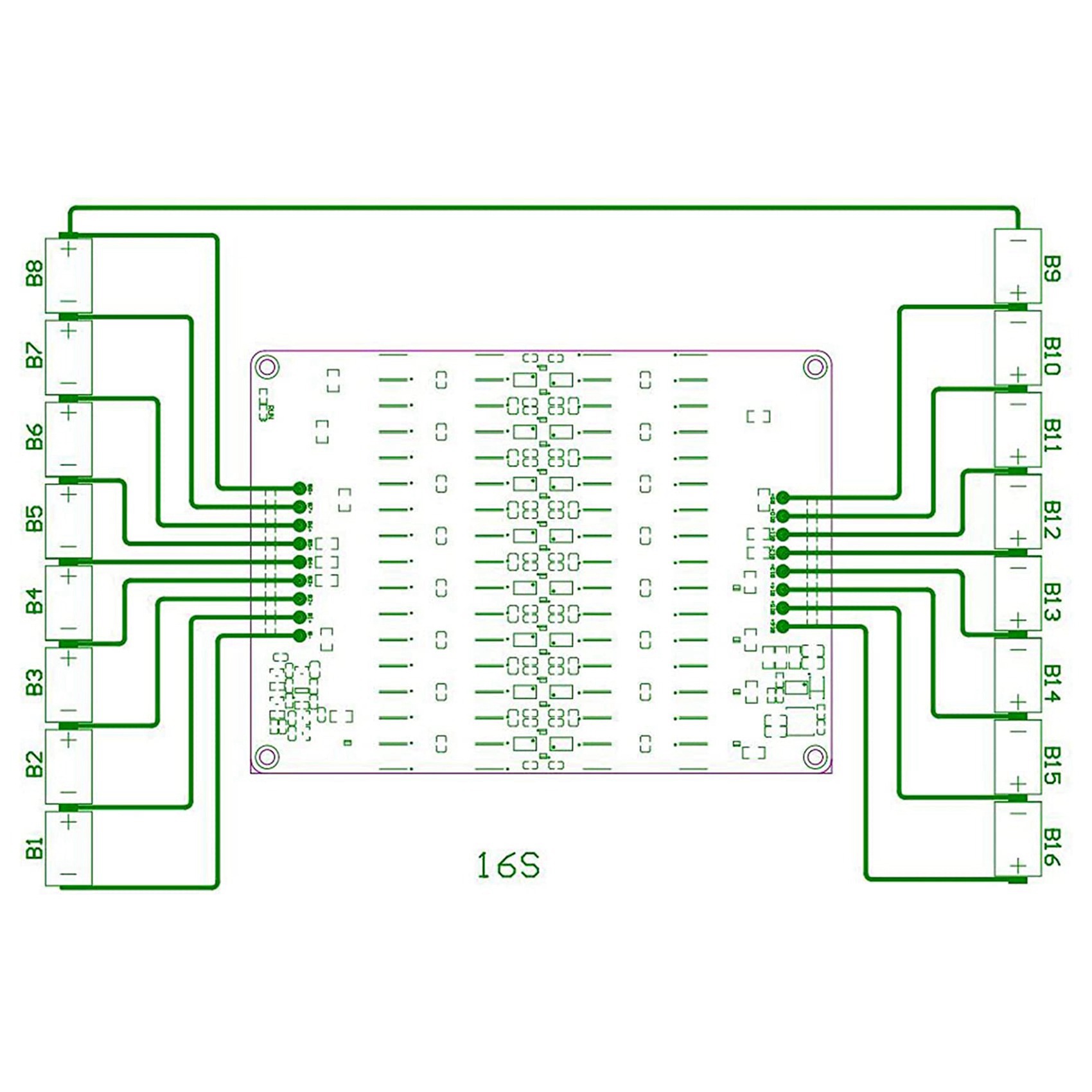 B04C-2X 12S 13S 14S 15S 16S Ac - огляд і ціна 12S Lipo Battery Balancing Board