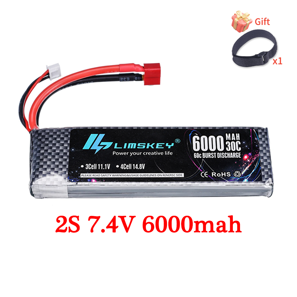 7.4V 11.1V 14.8V 22.2V 6000mAh - огляд і ціна 4S Lipo Battery 14.8V 6000Mah