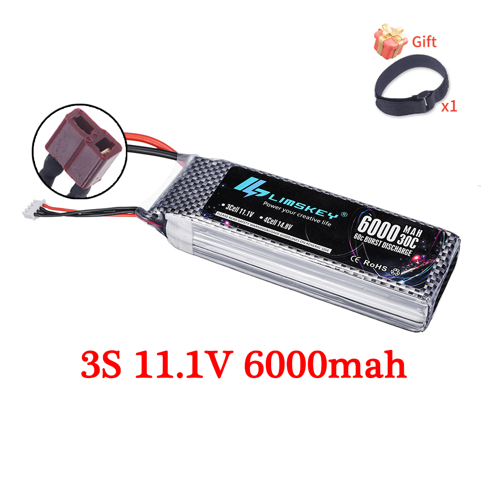 7.4V 11.1V 14.8V 22.2V 6000mAh - огляд і ціна 4S Lipo Battery 14.8V 6000Mah