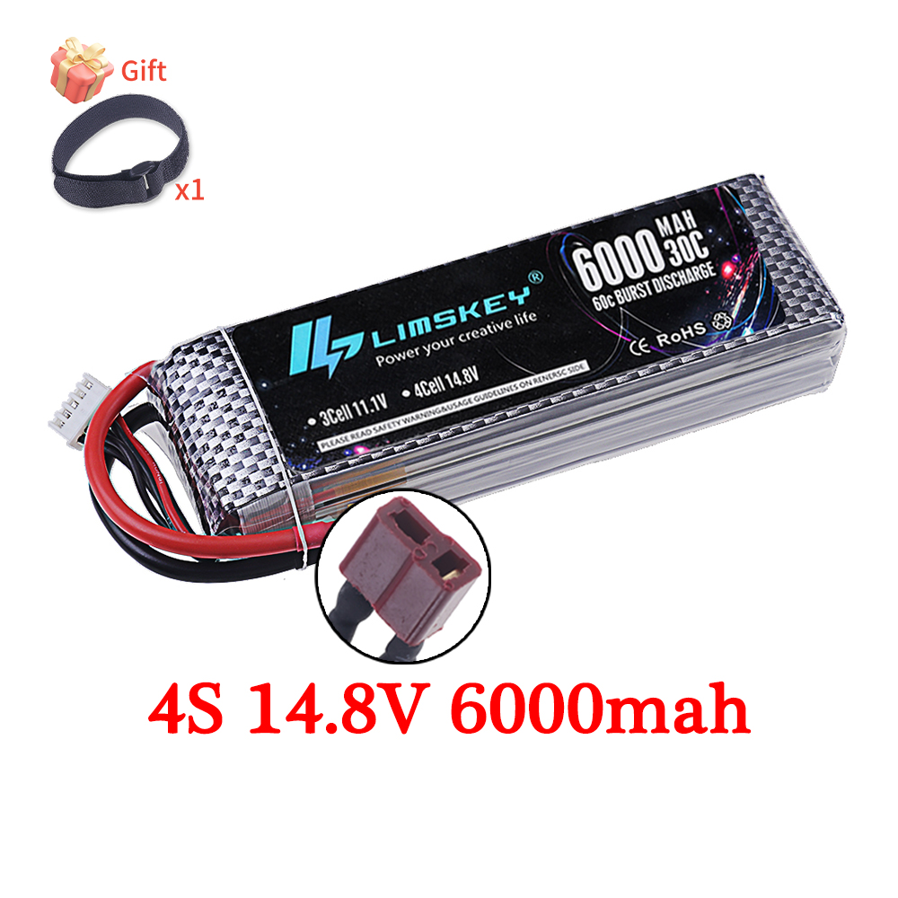 7.4V 11.1V 14.8V 22.2V 6000mAh - огляд і ціна 4S Lipo Battery 14.8V 6000Mah