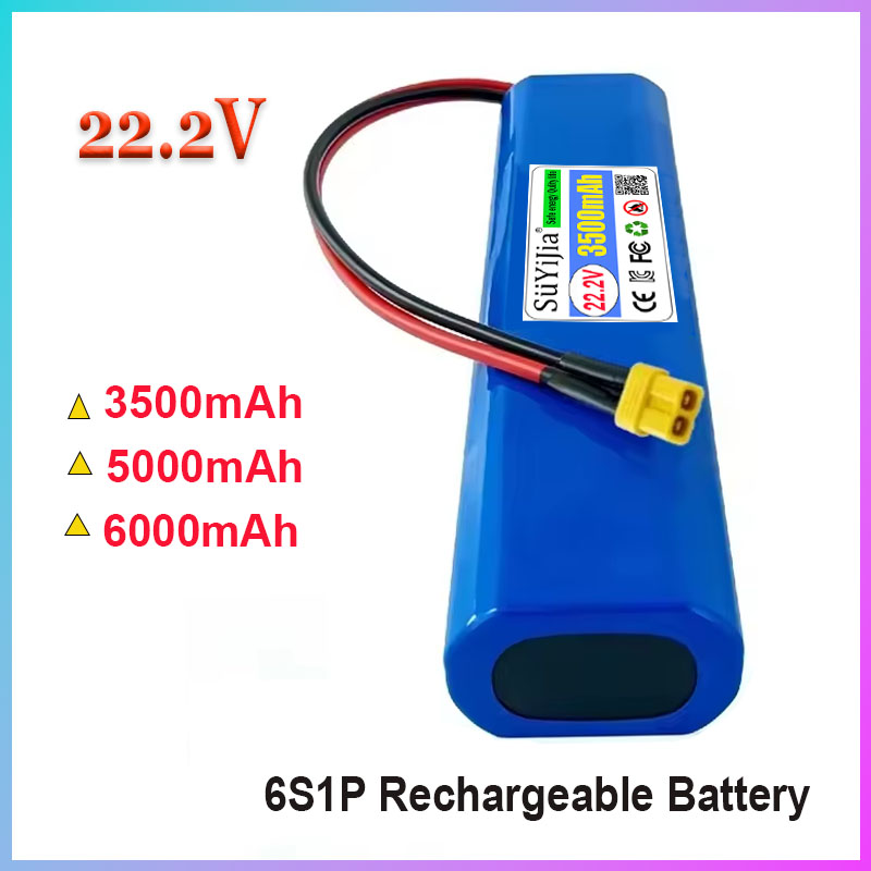 High-Capacity 6S1P 22.2V 5000m - огляд і ціна 6S Lipo Battery 22.2V 5000Mah