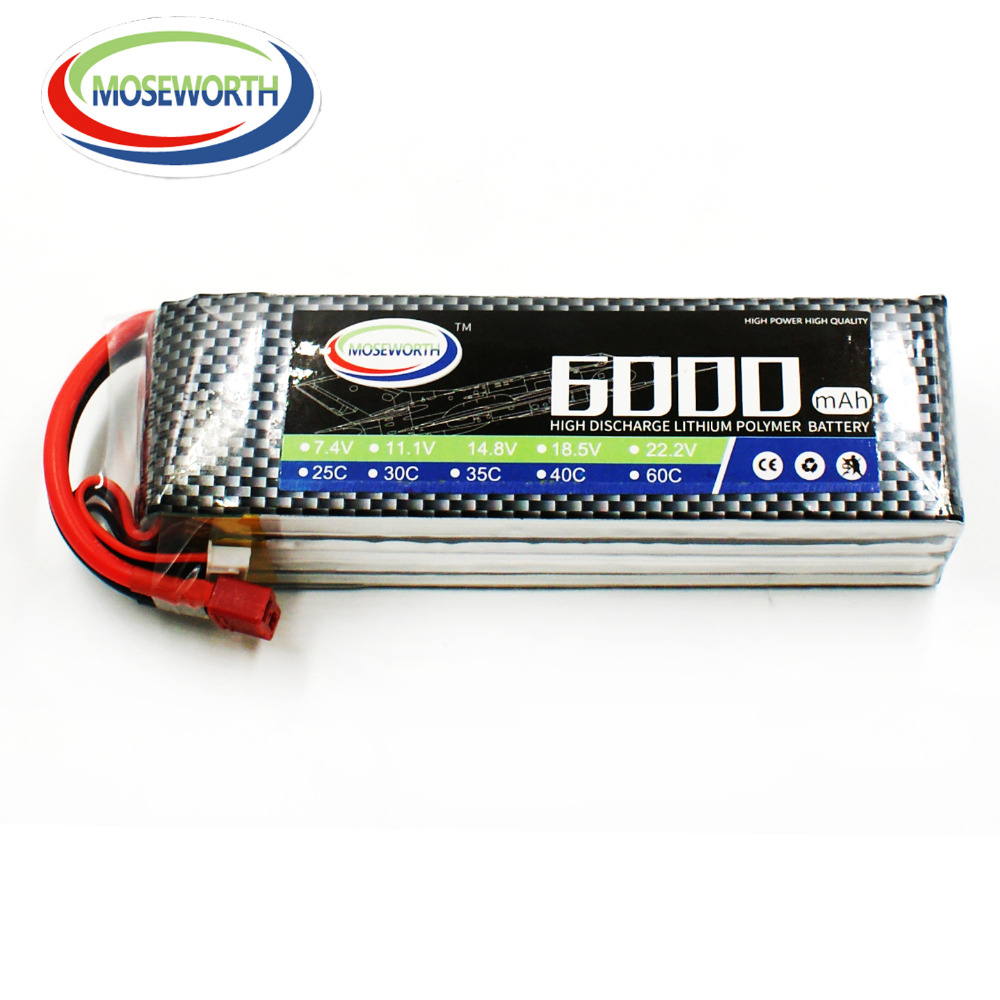 4S 14.8V 6000mAh RC Toy Lipo B - огляд і ціна 4S Lipo Battery 14.8V 6000Mah