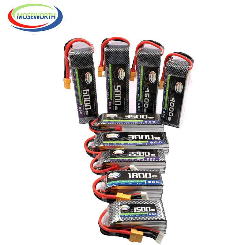 2S 3S 4S 6S RC LiPo Battery 7. - огляд і ціна 4S Lipo Battery 14.8V 6000Mah