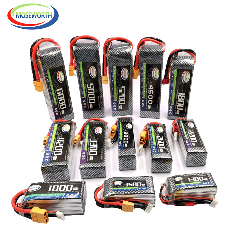 2S 3S 4S 6S RC LiPo Battery 7. - огляд і ціна 4S Lipo Battery 14.8V 6000Mah