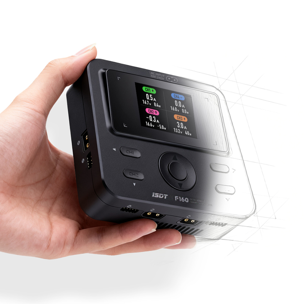 ISDT F160 4CH AC Quad Channel  - огляд і ціна Toolkitrc M6Dac Smart Charger
