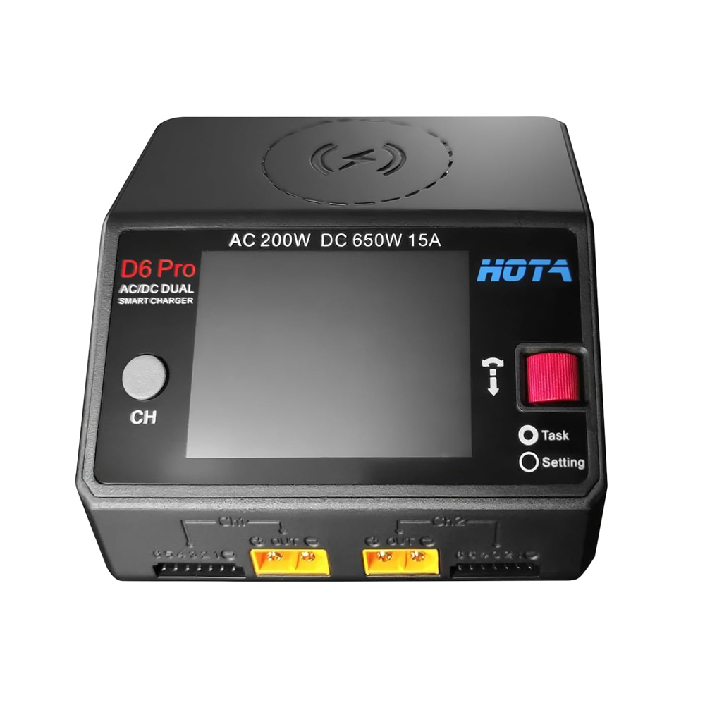 HOTA D6 Pro Lipo Battery Charg - огляд і ціна Hota D6 Pro Dual Lipo Charger