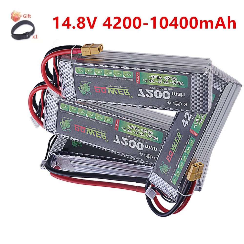 4200MAH 5200mAh 6000mAh 7200mA - огляд і ціна 4S Lipo Battery 14.8V 6000Mah