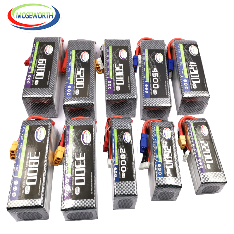 2S 3S 4S 6S 2200 4200 5200 600 - огляд і ціна 4S Lipo Battery 14.8V 6000Mah